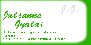 julianna gyalai business card